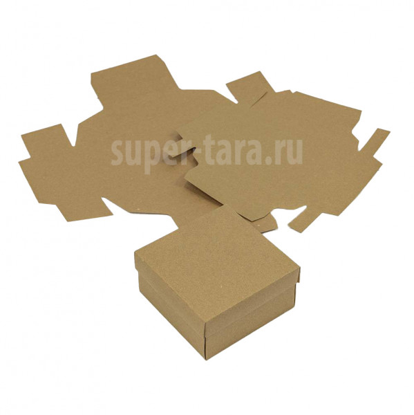 Крафт коробка 10х10х5
