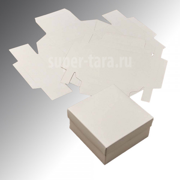 Коробка 10х10х5 белая